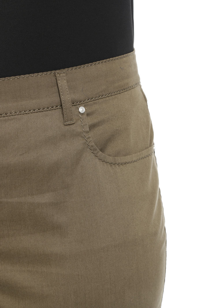 Pantalone con orlo in pizzo Diffusione Tessile Pantalone con orlo in pizzo Diffusione Tessile