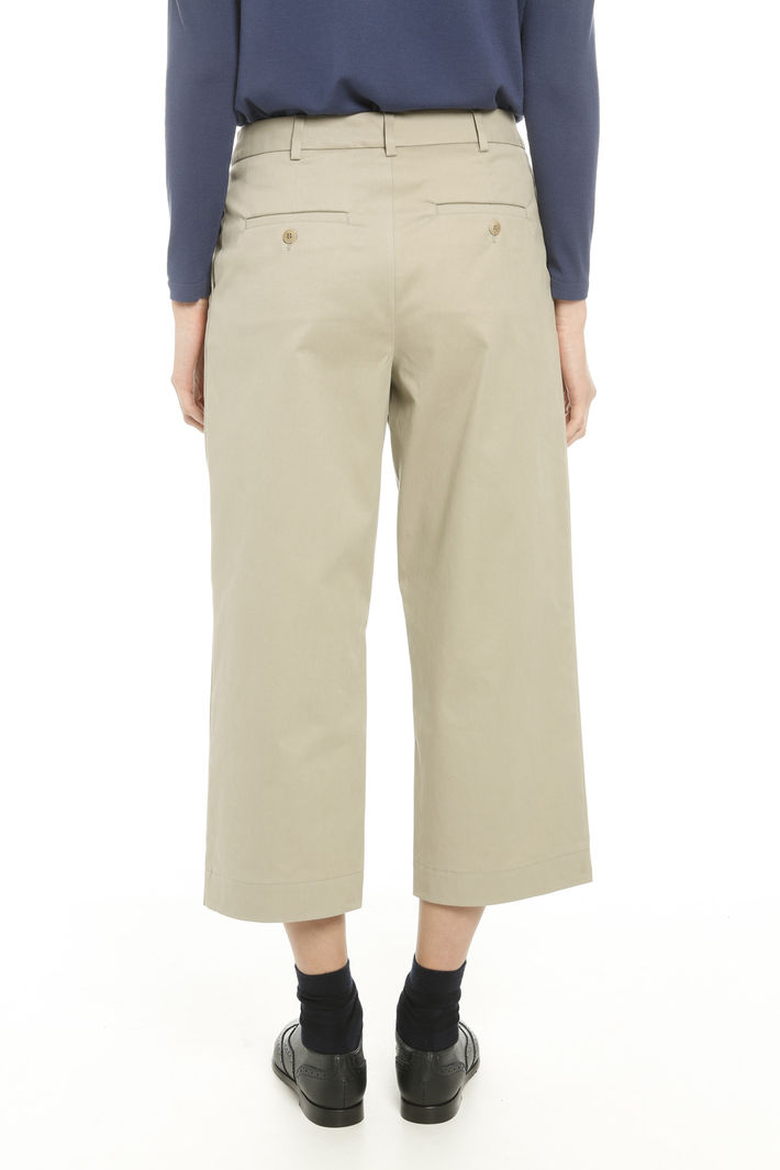 Pantaloni cropped in cotone Diffusione Tessile Pantaloni cropped in cotone Diffusione Tessile