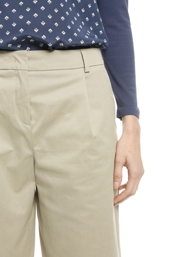 Pantaloni cropped in cotone Diffusione Tessile Pantaloni cropped in cotone Diffusione Tessile