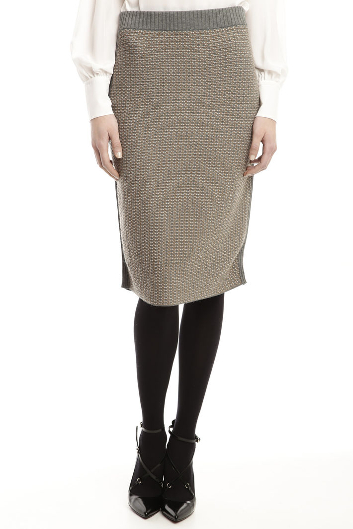 Gonna effetto tweed Diffusione Tessile Gonna effetto tweed Diffusione Tessile