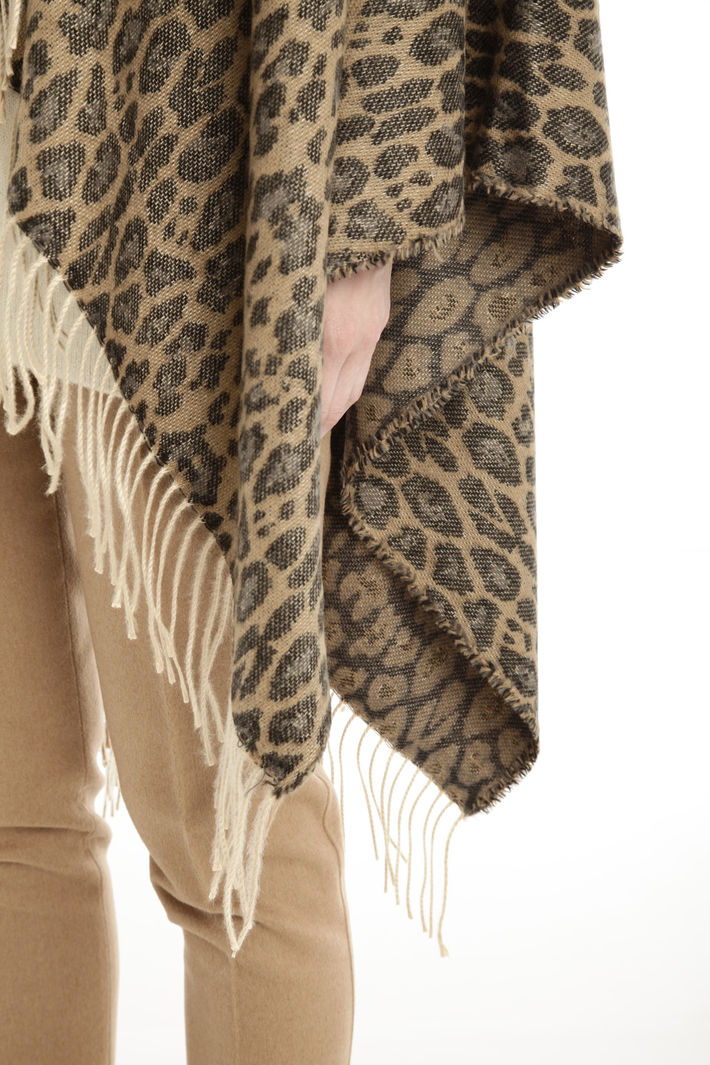 Poncho animalier Fashion Market Poncho animalier Fashion Market