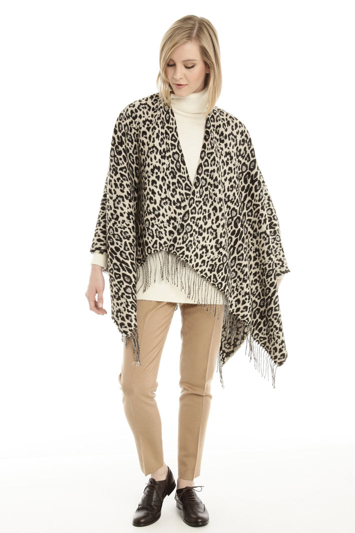 Poncho animalier Fashion Market Poncho animalier Fashion Market