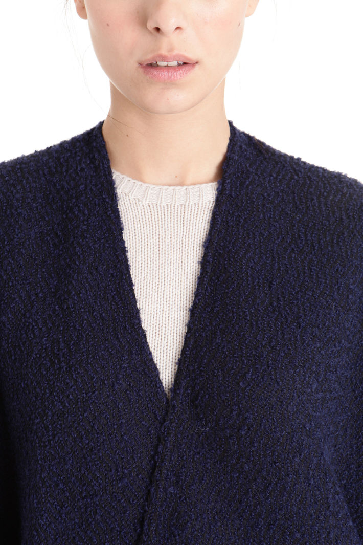 Poncho con fondo a contrasto Fashion Market Poncho con fondo a contrasto Fashion Market