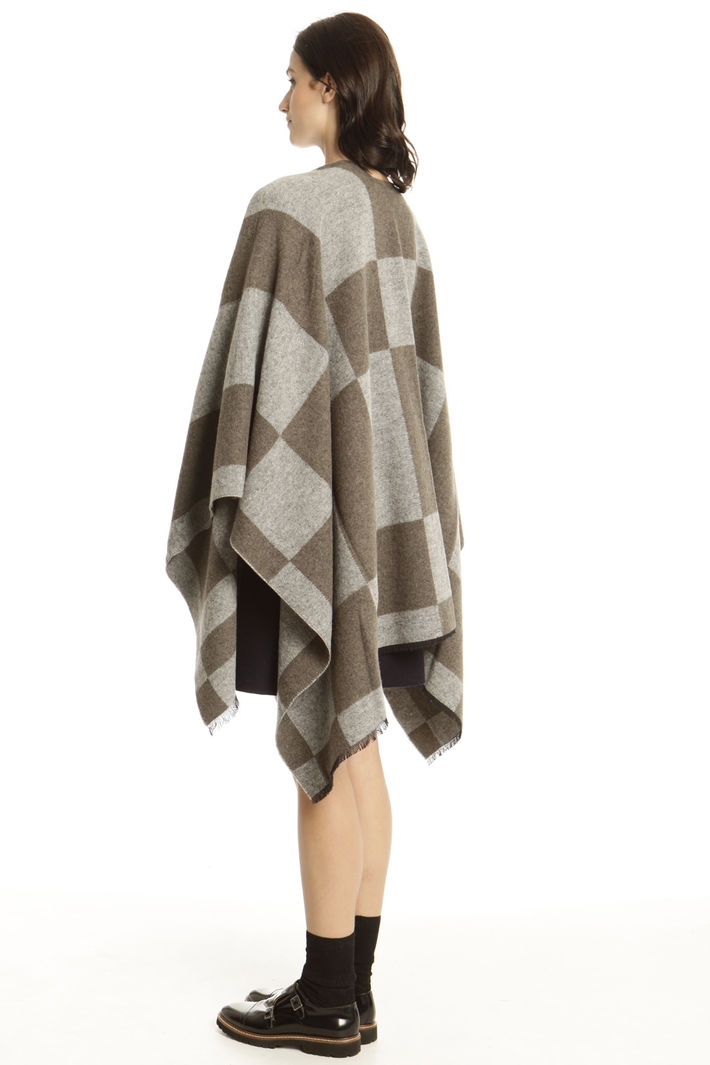 Poncho a quadri Fashion Market Poncho a quadri Fashion Market