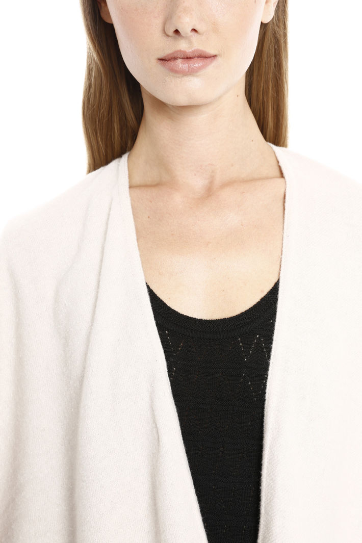 Poncho con fondo a contrasto Fashion Market Poncho con fondo a contrasto Fashion Market
