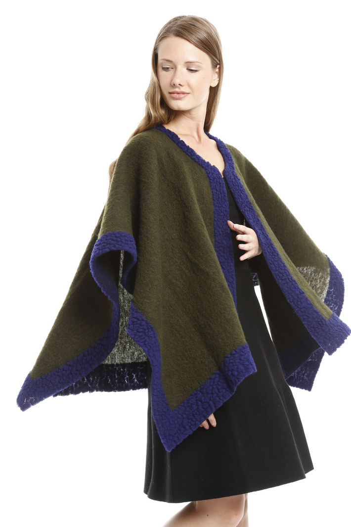 Poncho bicolore Fashion Market Poncho bicolore Fashion Market