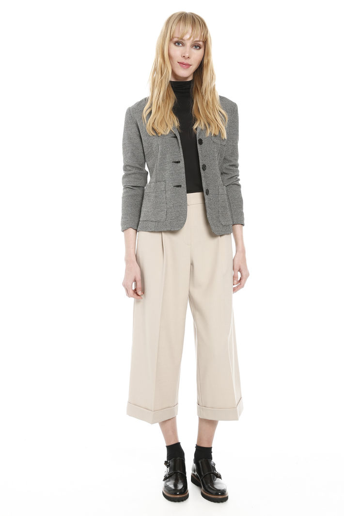Blazer in jersey jacquard Diffusione Tessile Blazer in jersey jacquard Diffusione Tessile