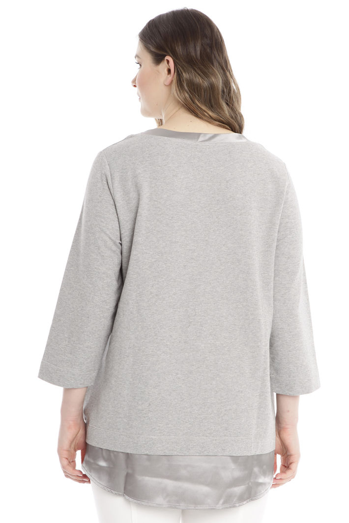 Felpa over con ricamo Diffusione Tessile Felpa over con ricamo Diffusione Tessile