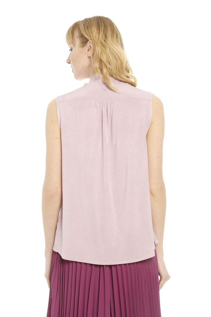 Top con scollo a sciarpa Diffusione Tessile Top con scollo a sciarpa Diffusione Tessile