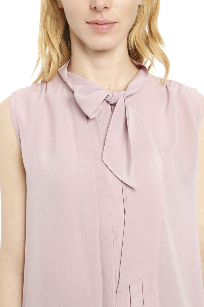 Top con scollo a sciarpa Diffusione Tessile Top con scollo a sciarpa Diffusione Tessile