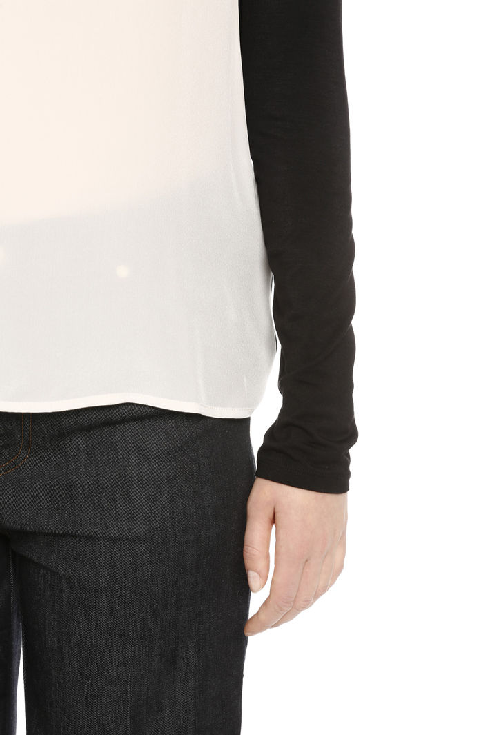 T-shirt in seta e jersey Diffusione Tessile T-shirt in seta e jersey Diffusione Tessile