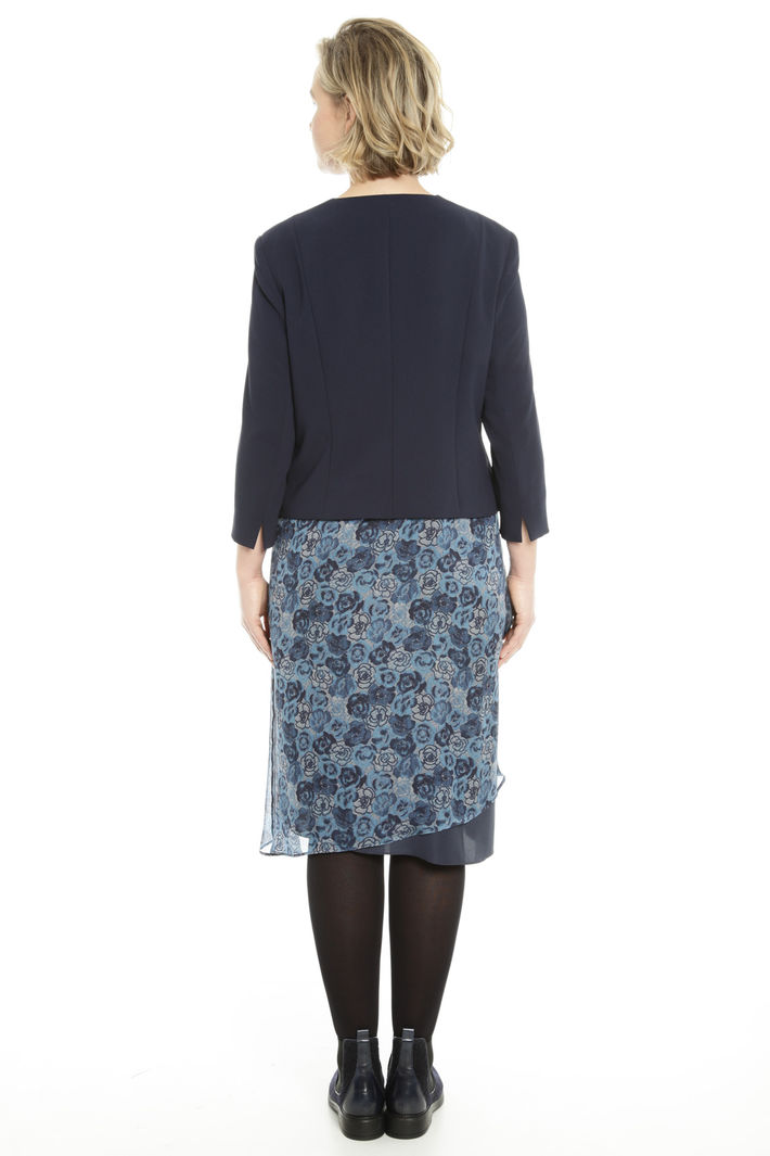 Blazer corto in cady Diffusione Tessile Blazer corto in cady Diffusione Tessile