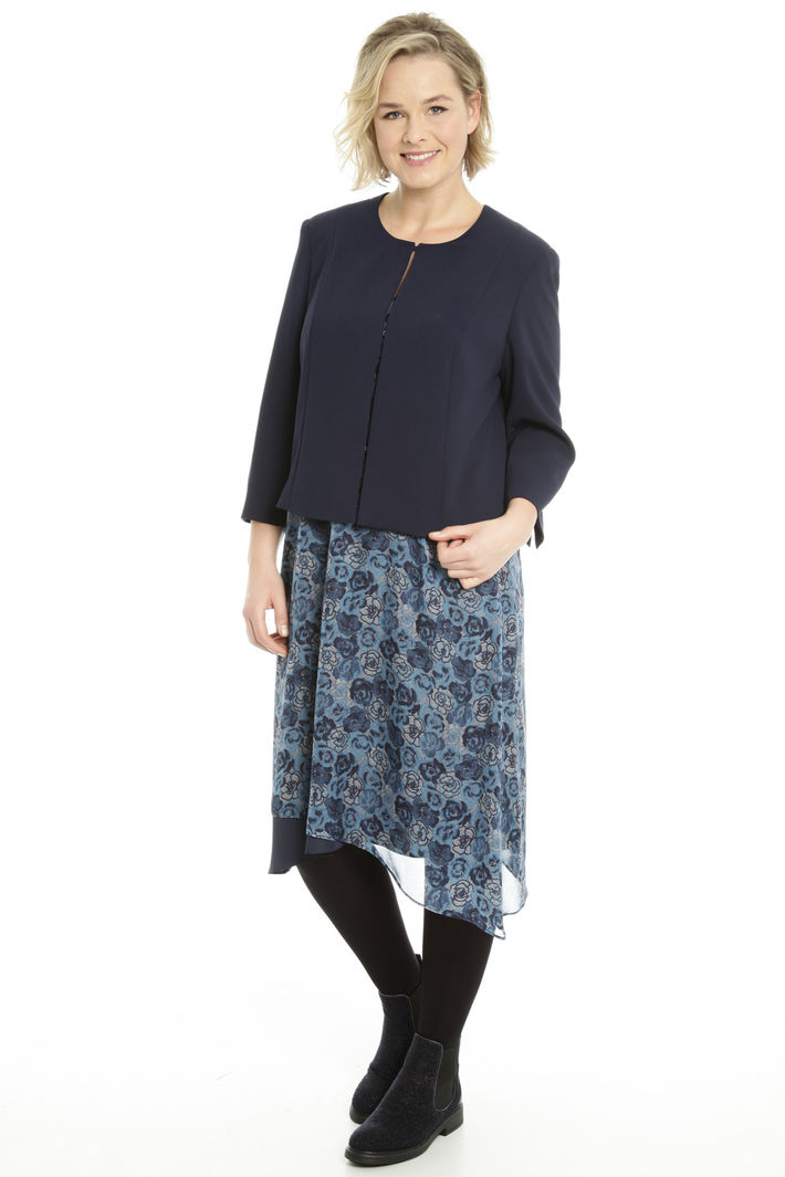 Blazer corto in cady Diffusione Tessile Blazer corto in cady Diffusione Tessile