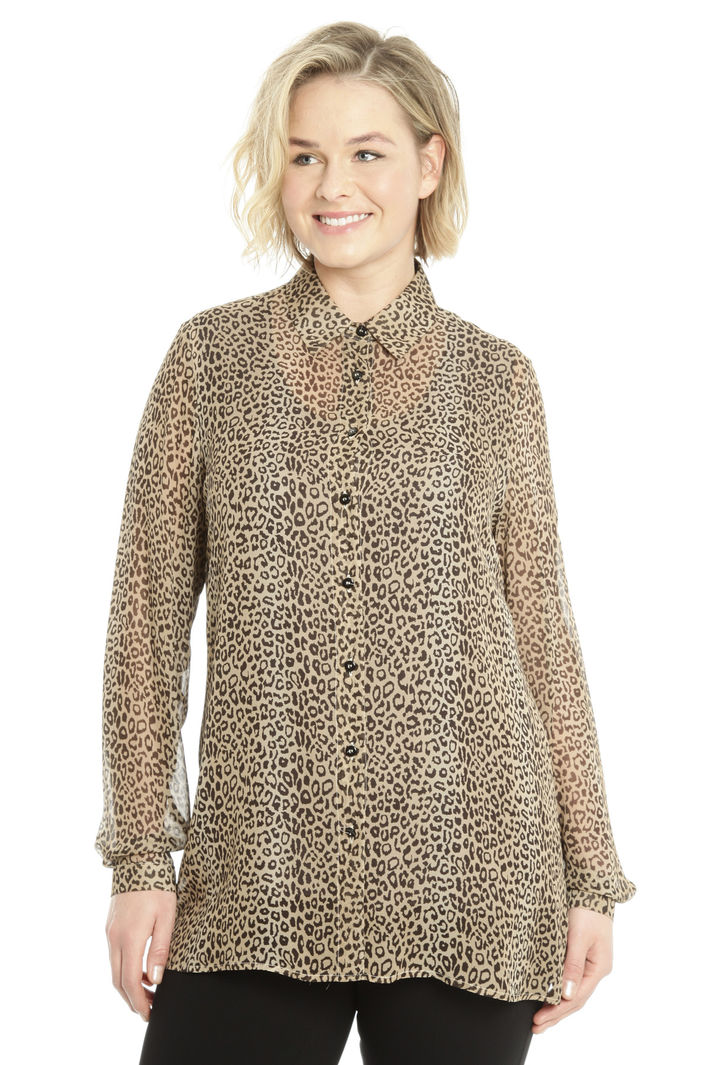 Camicia in georgette stampata Diffusione Tessile Camicia in georgette stampata Diffusione Tessile