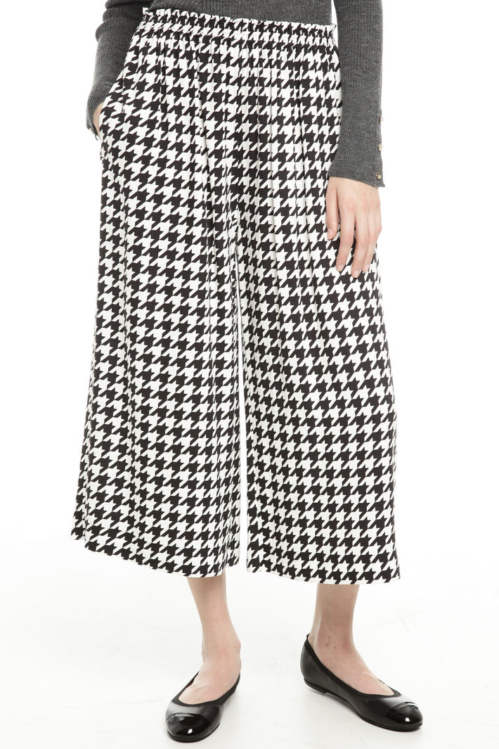 Pantaloni cropped in sablè Fashion Market Pantaloni cropped in sablè Fashion Market