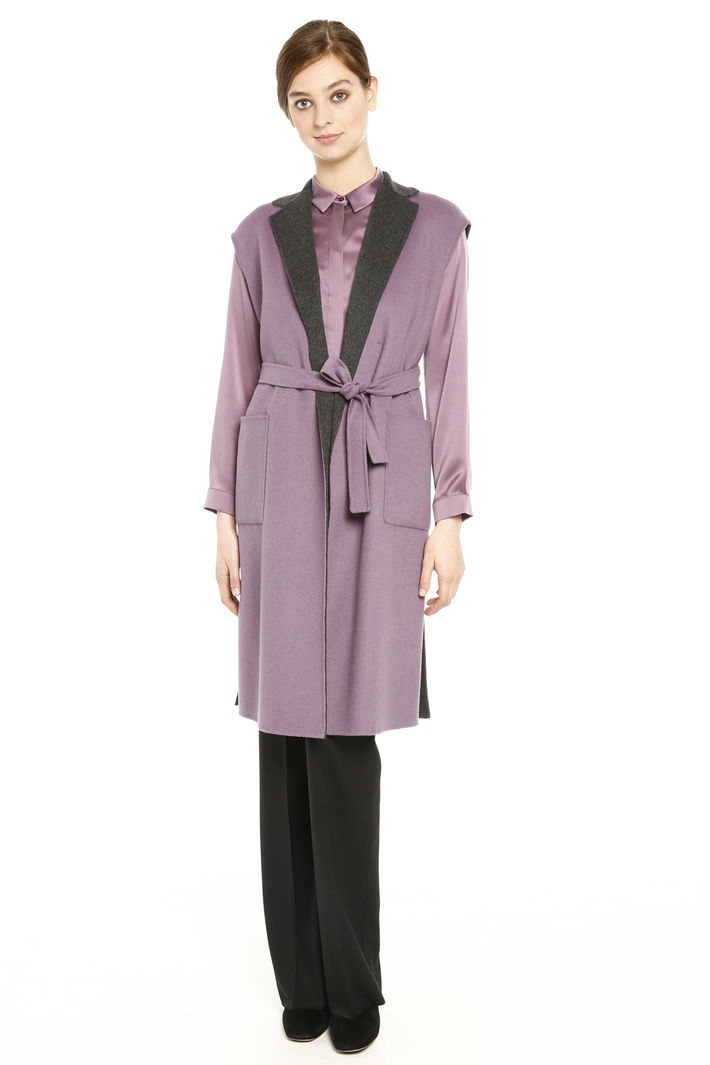 Gilet lungo reversibile Diffusione Tessile Gilet lungo reversibile Diffusione Tessile