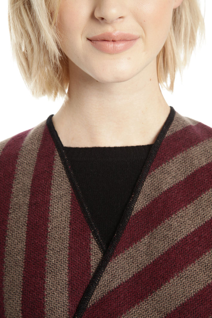 Poncho over con frange Fashion Market Poncho over con frange Fashion Market