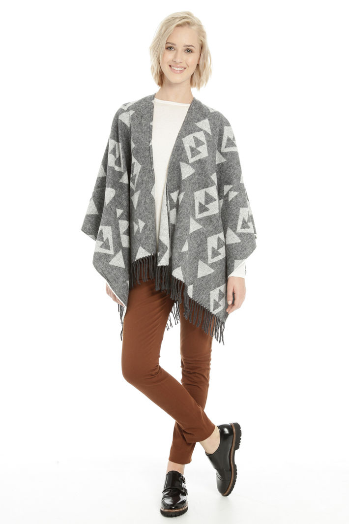 Poncho in misto cotone Fashion Market Poncho in misto cotone Fashion Market