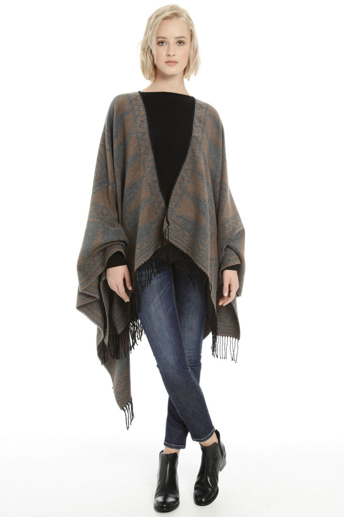 Poncho over asimmetrico Fashion Market Poncho over asimmetrico Fashion Market