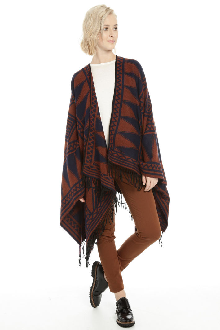 Poncho over asimmetrico Fashion Market Poncho over asimmetrico Fashion Market