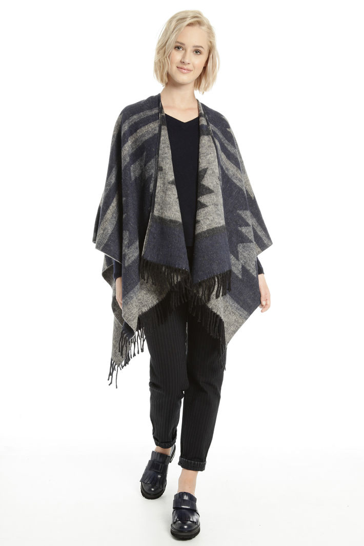Poncho in misto cotone Fashion Market Poncho in misto cotone Fashion Market
