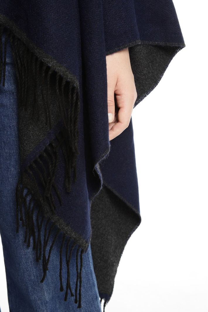 Poncho con cinturino in pelle Fashion Market Poncho con cinturino in pelle Fashion Market