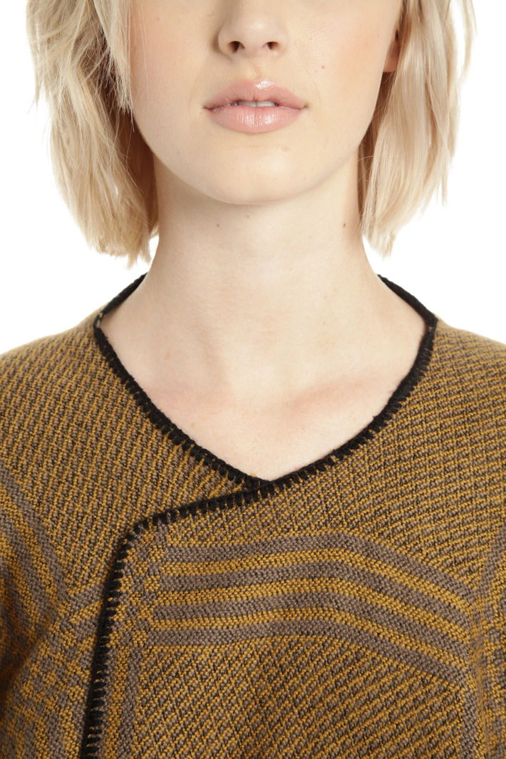 Poncho con maniche corte Fashion Market Poncho con maniche corte Fashion Market