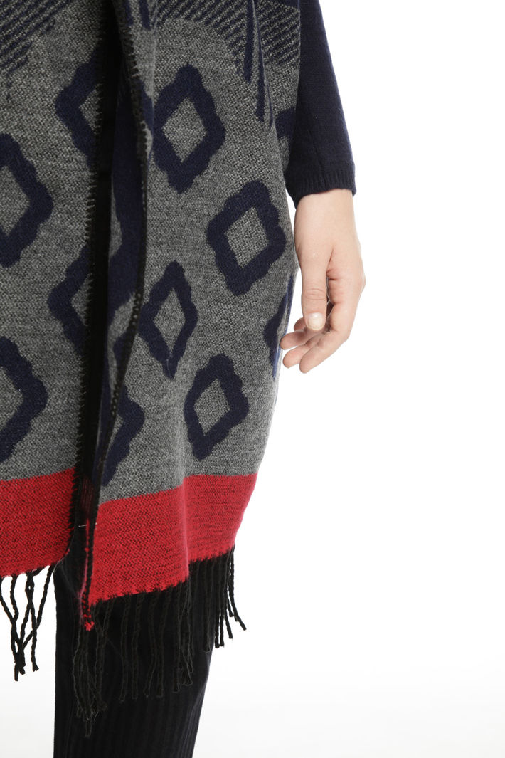 Poncho con maniche corte Fashion Market Poncho con maniche corte Fashion Market