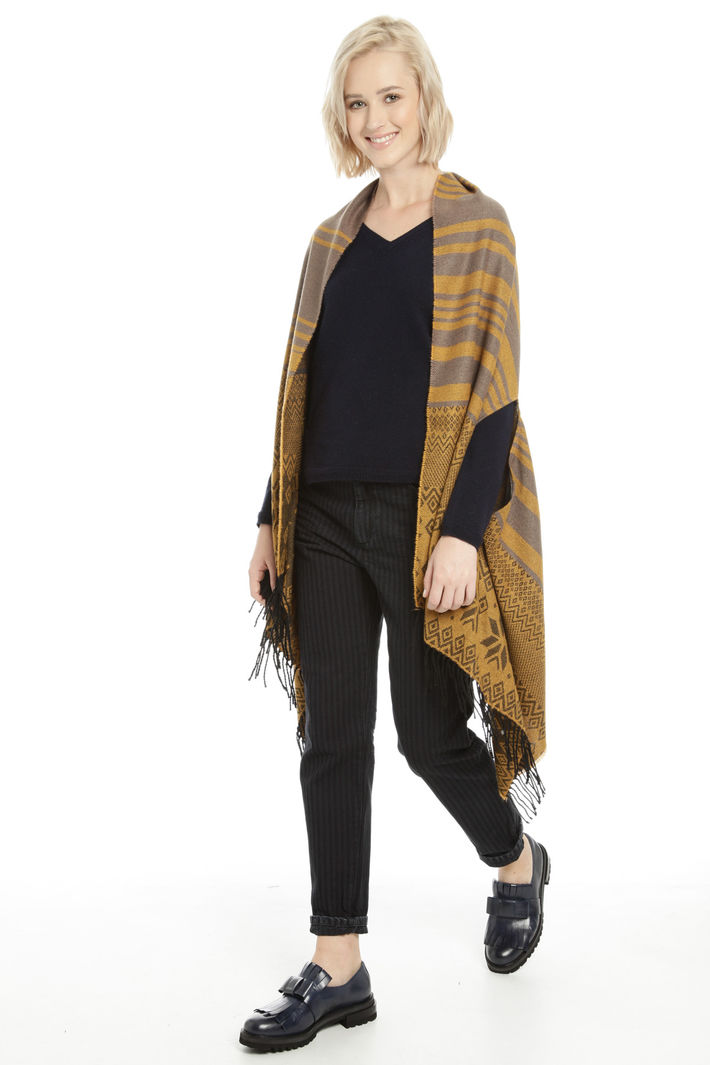 Poncho con maniche corte Fashion Market Poncho con maniche corte Fashion Market