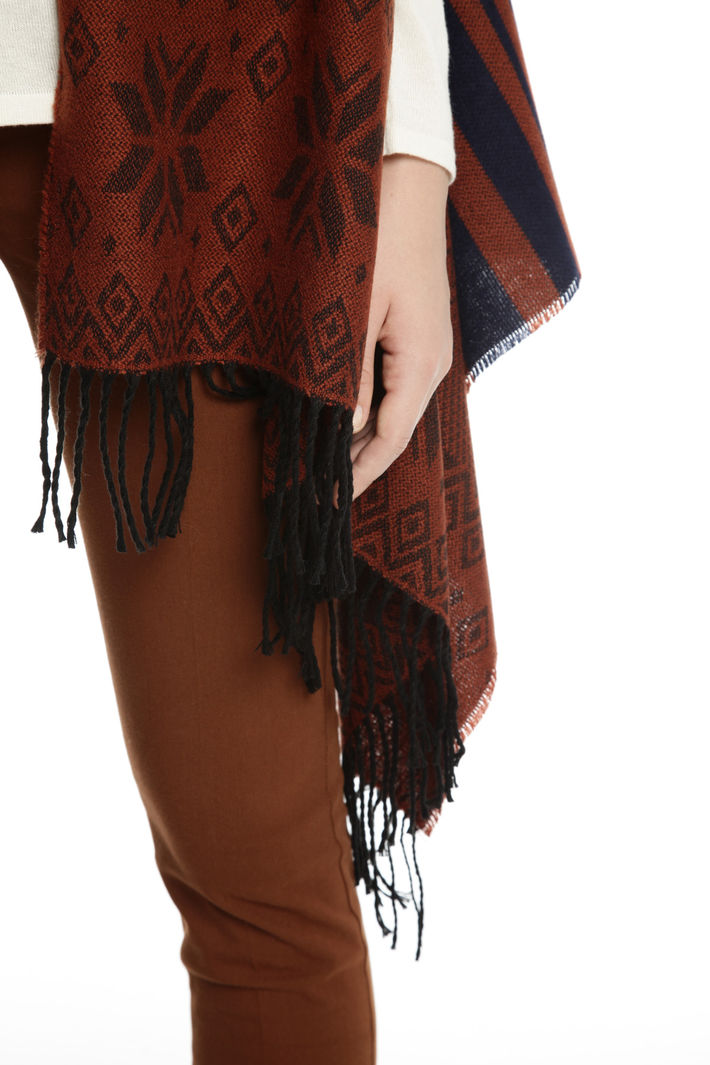 Poncho con maniche corte Fashion Market Poncho con maniche corte Fashion Market