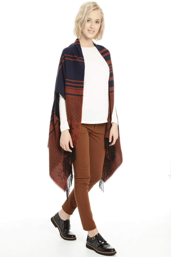 Poncho con maniche corte Fashion Market Poncho con maniche corte Fashion Market