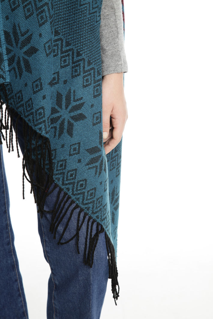 Poncho con maniche corte Fashion Market Poncho con maniche corte Fashion Market