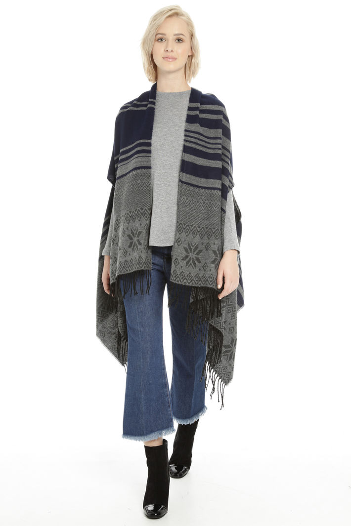 Poncho con maniche corte Fashion Market Poncho con maniche corte Fashion Market
