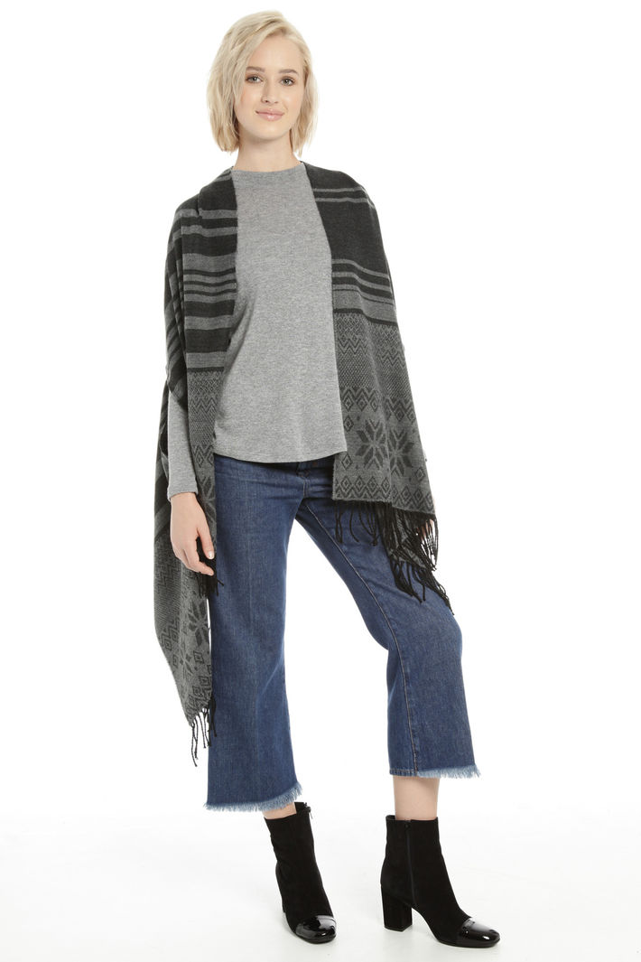 Poncho con maniche corte Fashion Market Poncho con maniche corte Fashion Market
