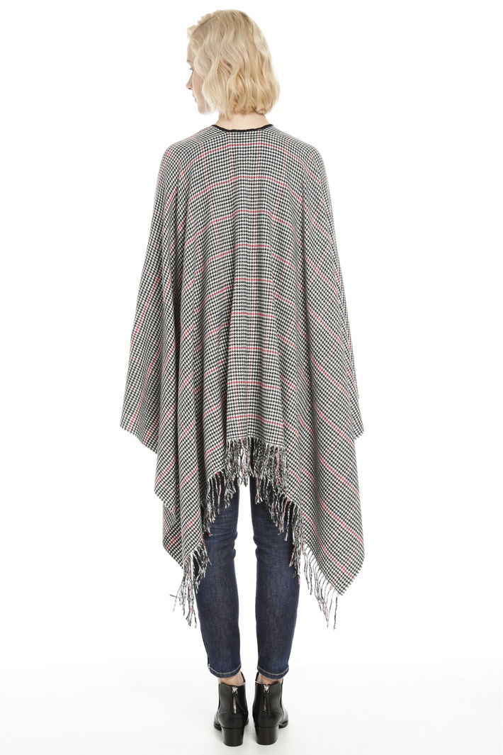 Poncho over con frange Fashion Market Poncho over con frange Fashion Market