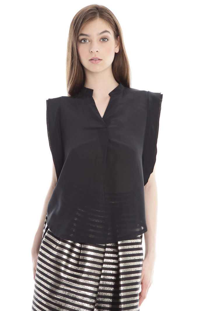 Blusa in cotone e seta Diffusione Tessile Blusa in cotone e seta Diffusione Tessile