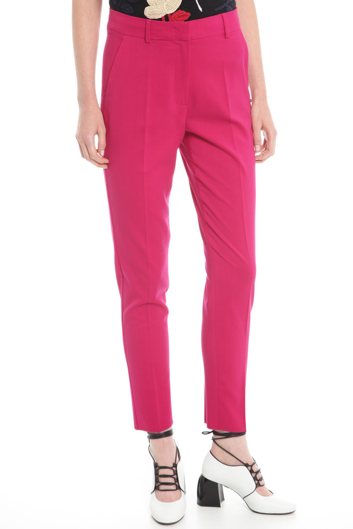 Pantalone in diagonale di lana Diffusione Tessile Pantalone in diagonale di lana Diffusione Tessile