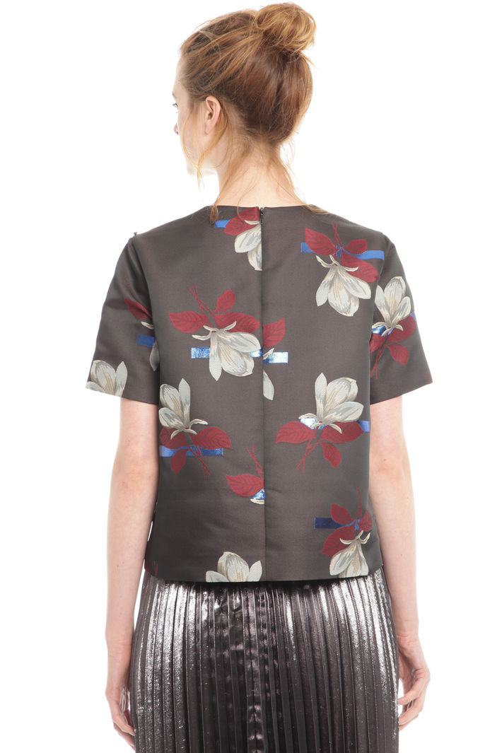 Top jacquard boxy Diffusione Tessile Top jacquard boxy Diffusione Tessile