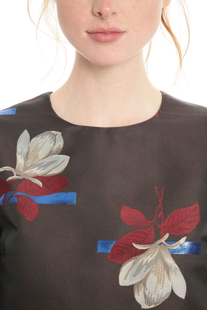 Top jacquard boxy Diffusione Tessile Top jacquard boxy Diffusione Tessile