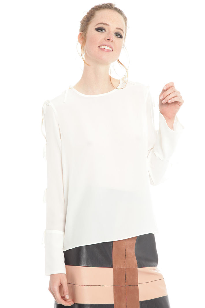 Casacca in crepe de chine Diffusione Tessile Casacca in crepe de chine Diffusione Tessile