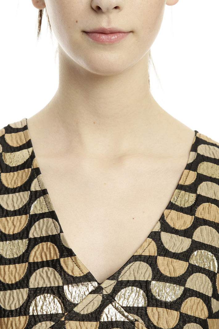 Abito senza maniche in lurex Diffusione Tessile Abito senza maniche in lurex Diffusione Tessile
