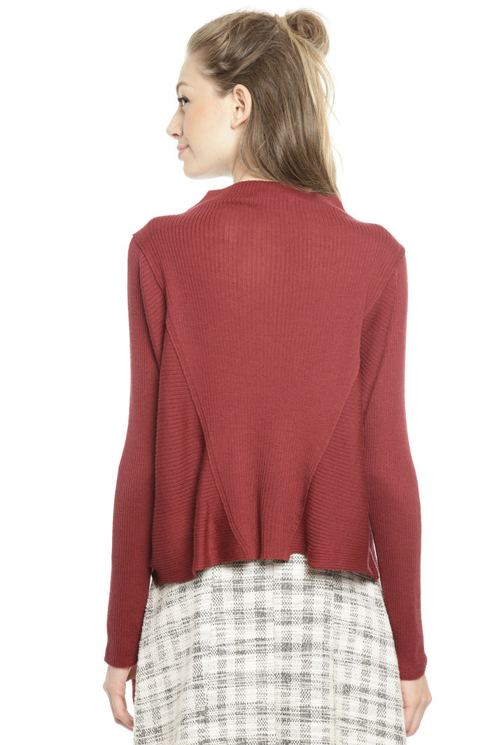 Maglia boxy a costine Maglia boxy a costine