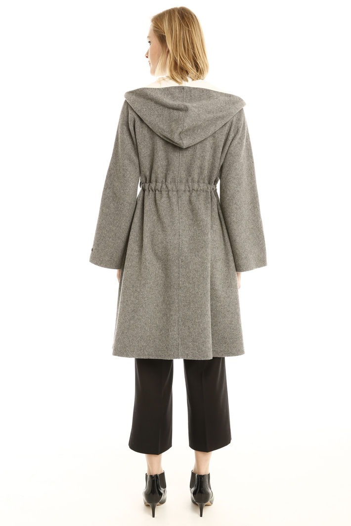 Cappotto in lana con cappuccio Fashion Market Cappotto in lana con cappuccio Fashion Market