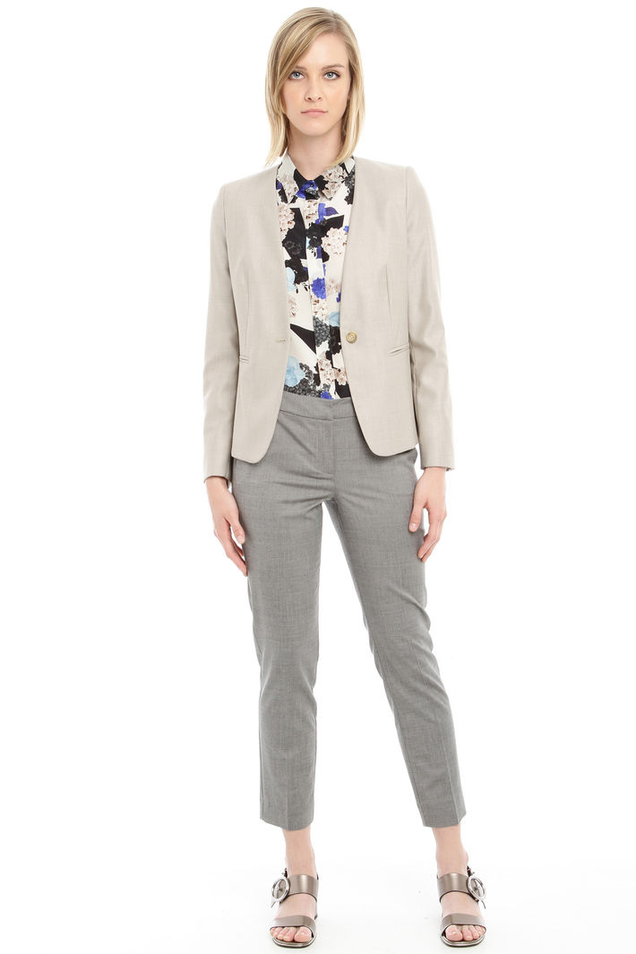Blazer in lana e seta Fashion Market Blazer in lana e seta Fashion Market