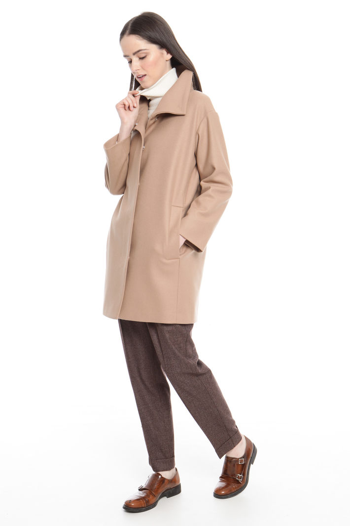 Capospalla con maxi collo Diffusione Tessile Capospalla con maxi collo Diffusione Tessile