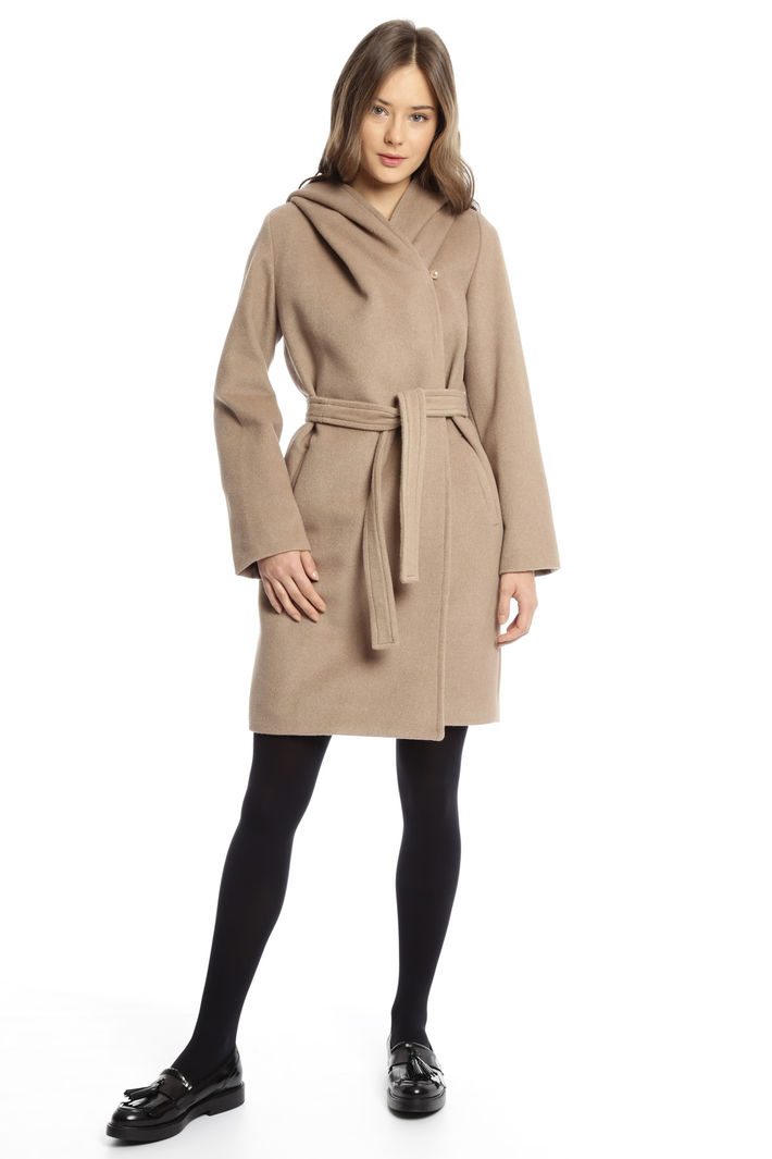 Cappotto in drap con cappuccio Fashion Market Cappotto in drap con cappuccio Fashion Market