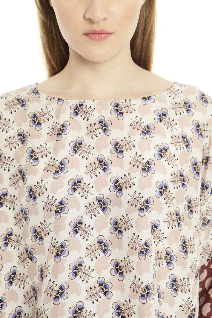 Blusa boxy in pura seta Fashion Market Blusa boxy in pura seta Fashion Market