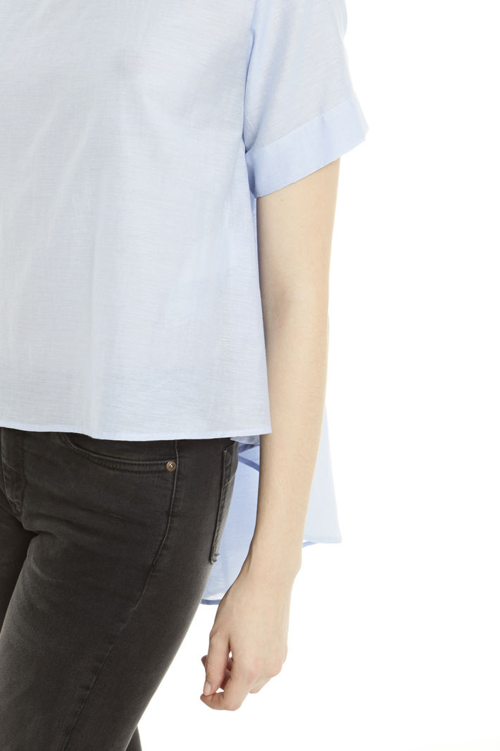 Blusa in mussola di cotone Fashion Market Blusa in mussola di cotone Fashion Market