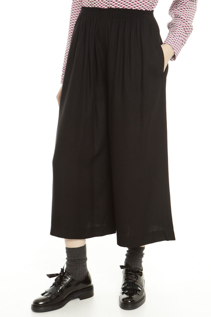 Pantaloni cropped in sablè Fashion Market Pantaloni cropped in sablè Fashion Market