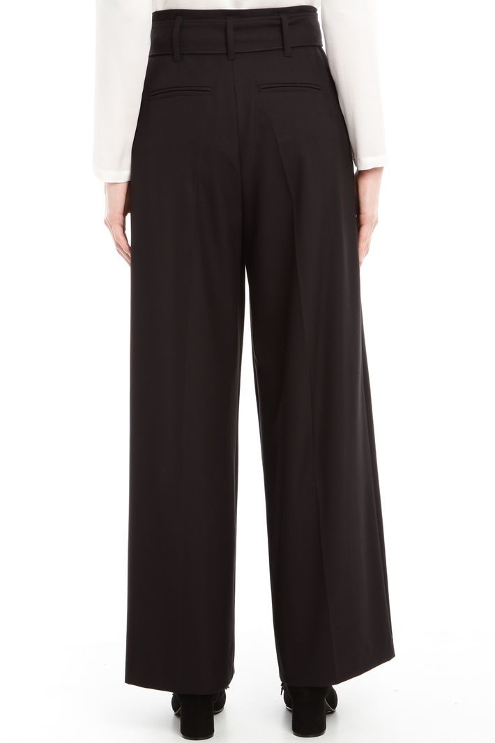 Pantalone palazzo in sablè Fashion Market Pantalone palazzo in sablè Fashion Market